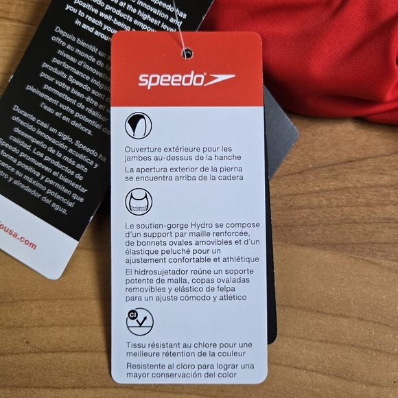 Speedo Quantum Splice One Piece Swimsuit Women 14 Athletic Swimming Surf UPF 50+ - Picture 13 of 15